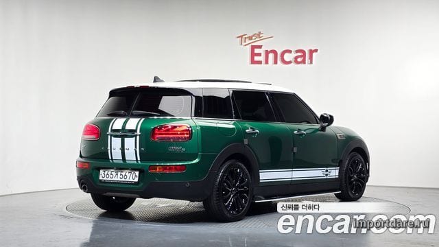 MINI COOPER D CLUBMAN 2020 — 116 119 км, тёмно-зелёный, Корея — под ключ — фото 1