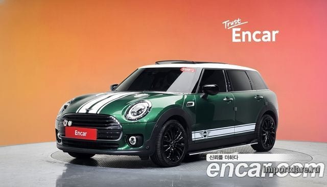 MINI COOPER D CLUBMAN 2020 — 116 119 км, тёмно-зелёный, Корея — под ключ — фото 2