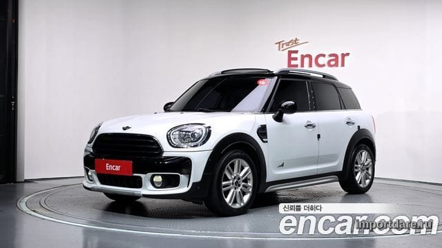 MINI COOPER D COUNTRYMAN 2018 — 168 593 км, белый, Корея — под ключ — фото 1