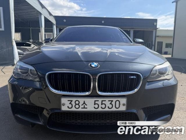 BMW M5 2013 — 186 146 км, серебристо-серый, Корея — под ключ — фото 1