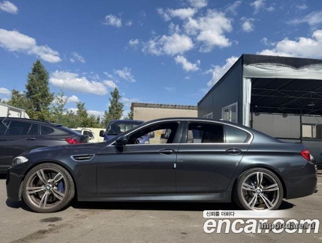 BMW M5 2013 — 186 146 км, серебристо-серый, Корея — под ключ — фото 3