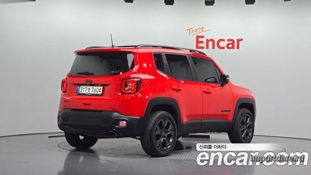JEEP RENEGADE 2021 — 66 186 км, красный, Корея — под ключ — фото 1