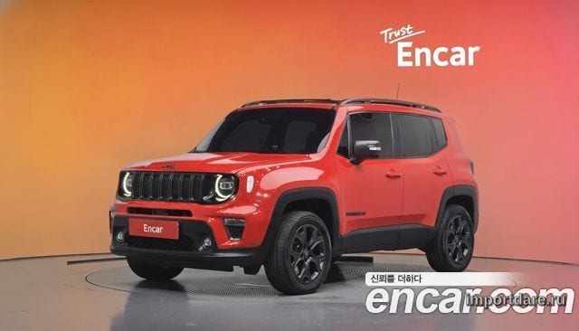 JEEP RENEGADE 2021 — 66 186 км, красный, Корея — под ключ — фото 2
