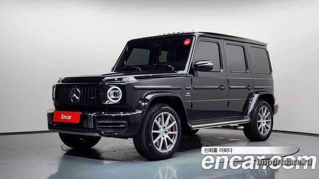 MERCEDES-BENZ G-CLASS W463B 2021 — 21 534 км, чёрный, Корея — под ключ — фото 1