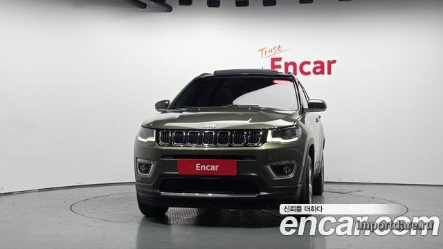 JEEP COMPASS 2019 — 104 450 км, зелёный, Корея — под ключ — фото 3