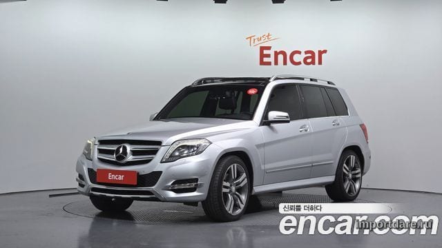 MERCEDES-BENZ GLK-CLASS X204 2013 — 245 823 км, серебристый, Корея — под ключ — фото 1