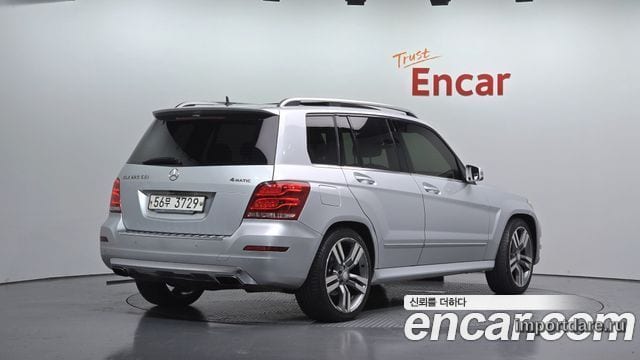 MERCEDES-BENZ GLK-CLASS X204 2013 — 245 823 км, серебристый, Корея — под ключ — фото 2