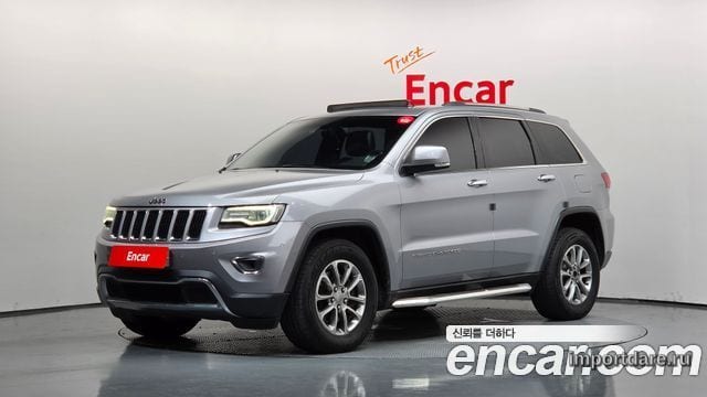 JEEP GRAND CHEROKEE 2014 — 255 657 км, серебристо-серый, Корея — под ключ — фото 1