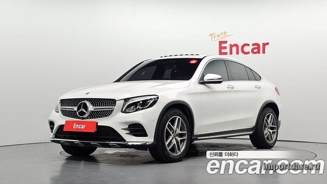 MERCEDES-BENZ GLC-CLASS X253 2018 — 110 989 км, белый, Корея — под ключ — фото 1