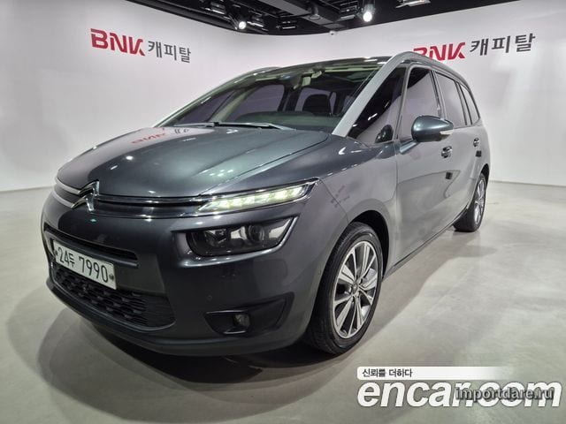 CITROEN GRAND C4 PICASSO 2015 — 250 900 км, серый, Корея — под ключ — фото 1