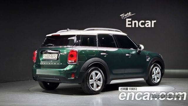 MINI COOPER COUNTRYMAN 2019 — 113 398 км, тёмно-зелёный, Корея — под ключ — фото 1