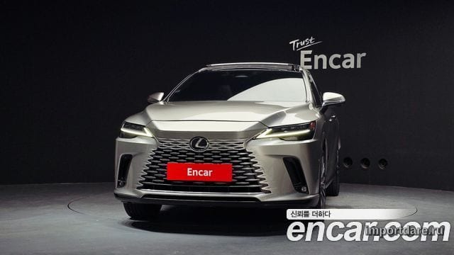LEXUS RX450H+ 2023 — 60 331 км, светло-золотистый, Корея — под ключ — фото 3