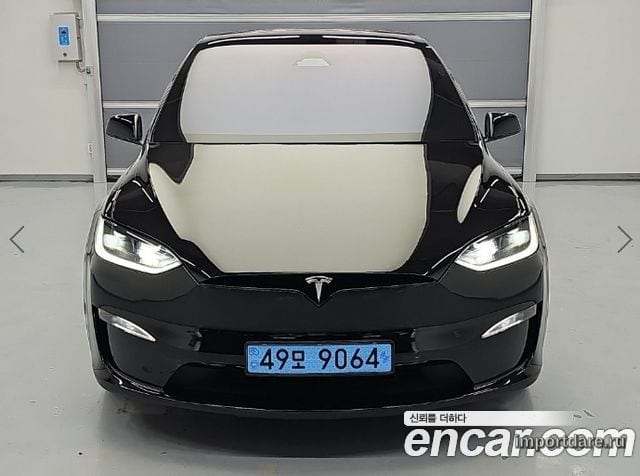 TESLA MODEL X 2023 — 139 063 км, чёрный, Корея — под ключ — фото 2