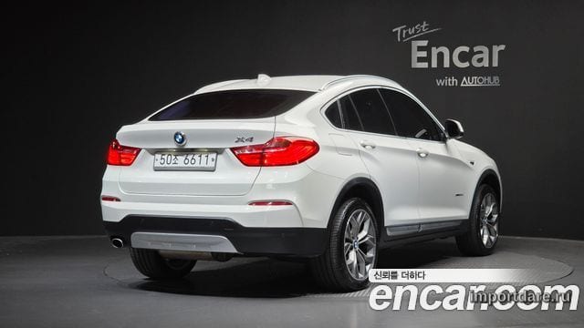 BMW X4 2017 — 76 776 км, белый, Корея — под ключ — фото 1