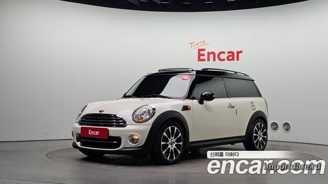 MINI COOPER CLUBMAN 2013 — 139 316 км, белый-перламутр, Корея — под ключ — фото 1
