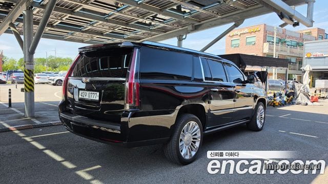 CADILLAC ESCALADE 2016 — 106 597 км, чёрный, Корея — под ключ — фото 2