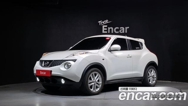 NISSAN JUKE 2014 — 110 991 км, белый, Корея — под ключ — фото 1
