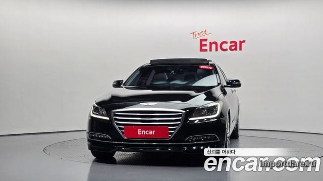 HYUNDAI GENESIS DH 2016 — 156 411 км, чёрный, Корея — под ключ — фото 3