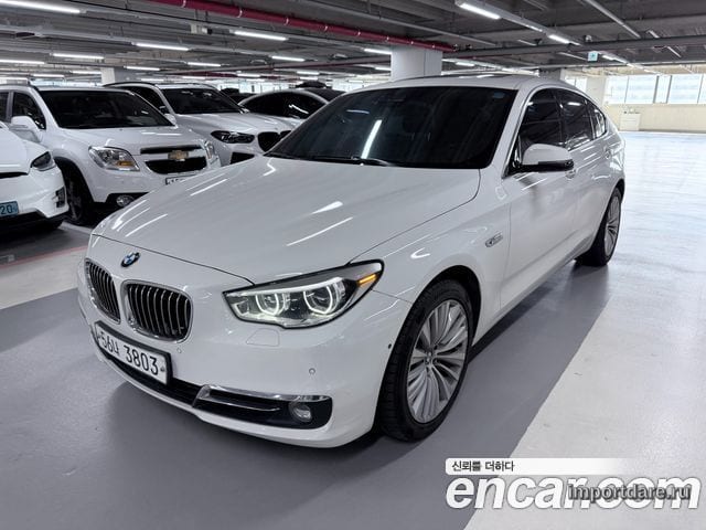 BMW 5 SERIES GT 2015 — 177 260 км, белый, Корея — под ключ — фото 2