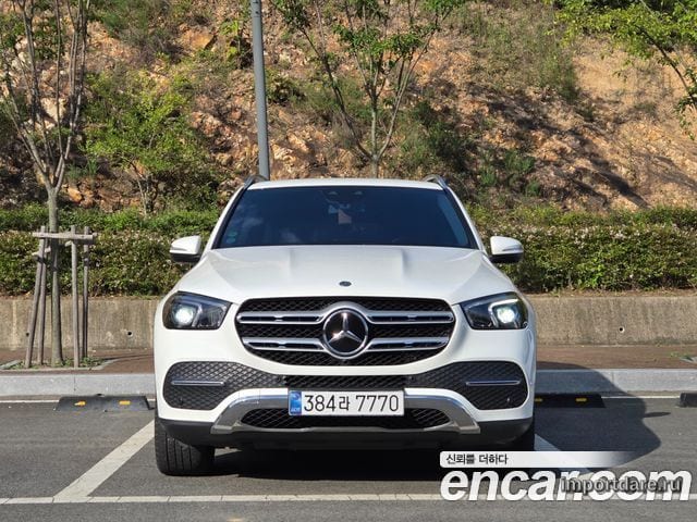 MERCEDES-BENZ GLE-CLASS W167 2019 — 266 000 км, белый, Корея — под ключ — фото 2