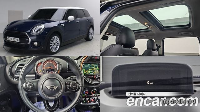 MINI COOPER CLUBMAN 2018 — 130 700 км, синий, Корея — под ключ — фото 1