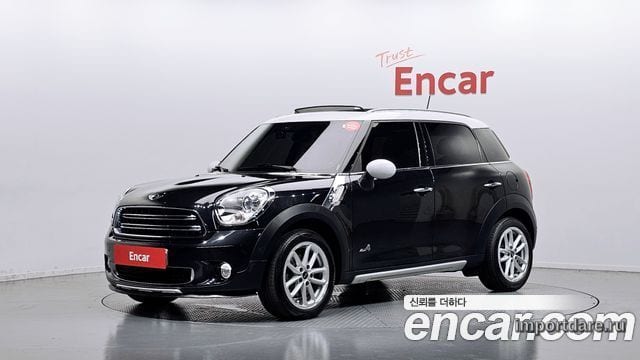 MINI COOPER D COUNTRYMAN 2016 — 134 724 км, чёрный, Корея — под ключ — фото 1