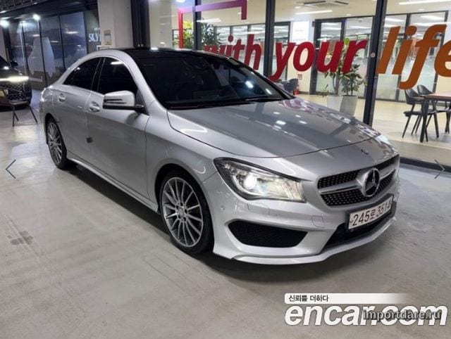 MERCEDES-BENZ CLA-CLASS C117 2015 — 57 024 км, серебристый, Корея — под ключ — фото 2