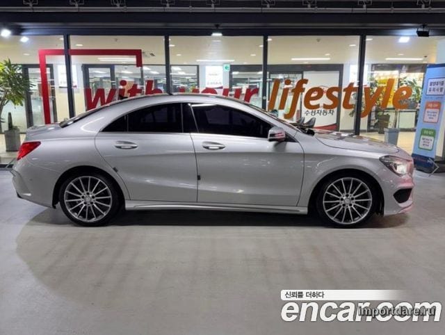 MERCEDES-BENZ CLA-CLASS C117 2015 — 57 024 км, серебристый, Корея — под ключ — фото 3