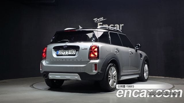 MINI COOPER COUNTRYMAN 2023 — 7 420 км, серебристо-серый, Корея — под ключ — фото 2