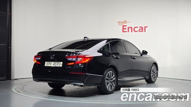 HONDA ACCORD 1 2018 — 113 583 км, чёрный, Корея — под ключ — фото 2