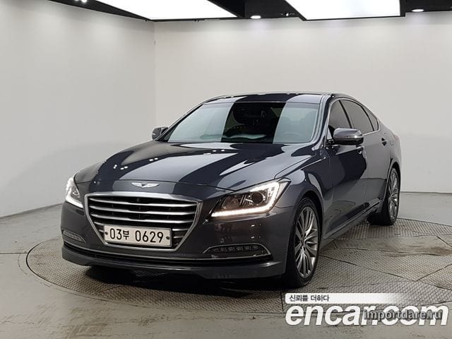 HYUNDAI GENESIS DH 2016 — 169 000 км, серый, Корея — под ключ — фото 1