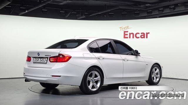BMW 3 SERIES 2014 — 149 670 км, белый, Корея — под ключ — фото 2