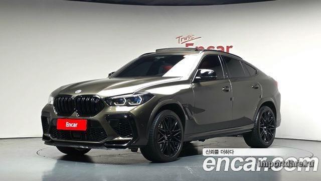 BMW X6M 2023 — 40 601 км, светло-золотистый, Корея — под ключ — фото 1