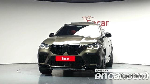 BMW X6M 2023 — 40 601 км, светло-золотистый, Корея — под ключ — фото 3