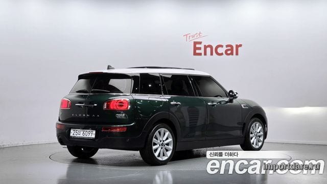 MINI COOPER CLUBMAN 2019 — 100 461 км, зелёный, Корея — под ключ — фото 2