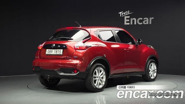 NISSAN JUKE 2017 — 91 377 км, красный, Корея — под ключ — фото 2
