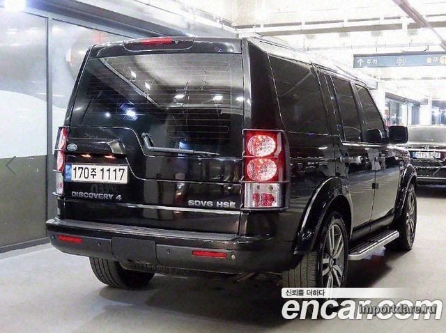 LAND ROVER DISCOVERY 4 2011 — 220 697 км, чёрный, Корея — под ключ — фото 3