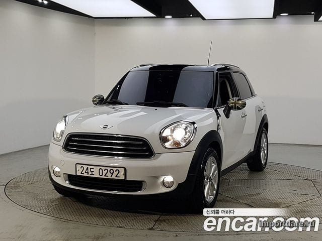 MINI COOPER D COUNTRYMAN 2014 — 150 000 км, белый, Корея — под ключ — фото 1