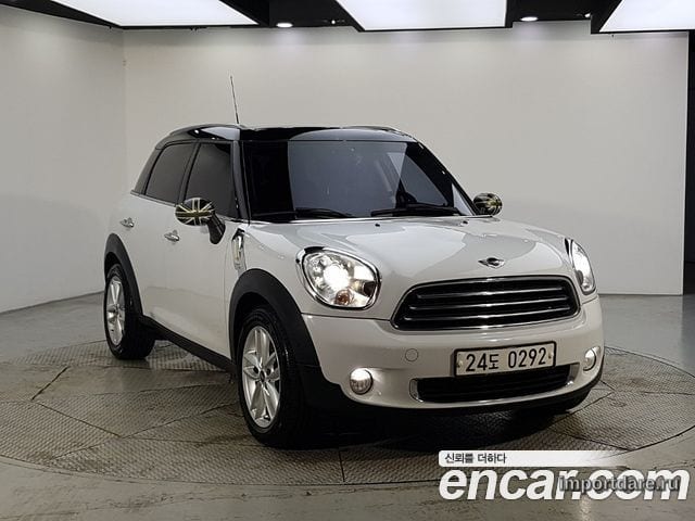 MINI COOPER D COUNTRYMAN 2014 — 150 000 км, белый, Корея — под ключ — фото 2