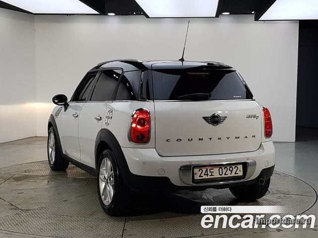 MINI COOPER D COUNTRYMAN 2014 — 150 000 км, белый, Корея — под ключ — фото 3