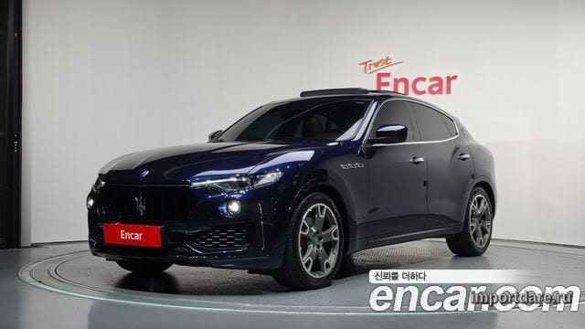MASERATI LEVANTE 2017 — 134 581 км, синий, Корея — под ключ — фото 1