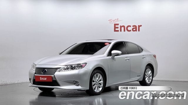 LEXUS ES300H 2015 — 95 368 км, серебристый, Корея — под ключ — фото 1