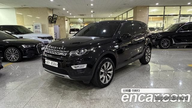 LAND ROVER DISCOVERY SPORT 2018 — 91 358 км, чёрный, Корея — под ключ — фото 1