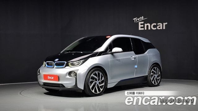 BMW I3 2014 — 133 749 км, серебристый, Корея — под ключ — фото 1
