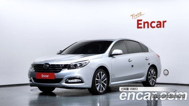 RENAULT KOREA SM7 NOVA 2017 — 93 692 км, серебристый, Корея — под ключ — фото 1