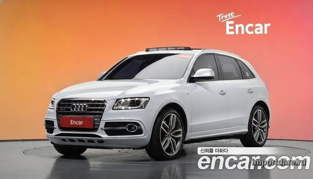 AUDI SQ5 2015 — 132 478 км, белый, Корея — под ключ — фото 2