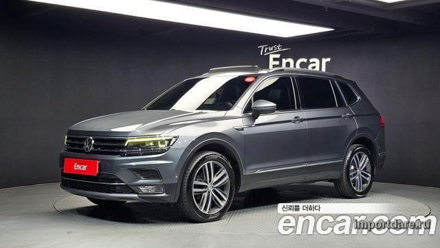 VOLKSWAGEN TIGUAN ALLSPACE 2018 — 178 907 км, серый, Корея — под ключ — фото 1