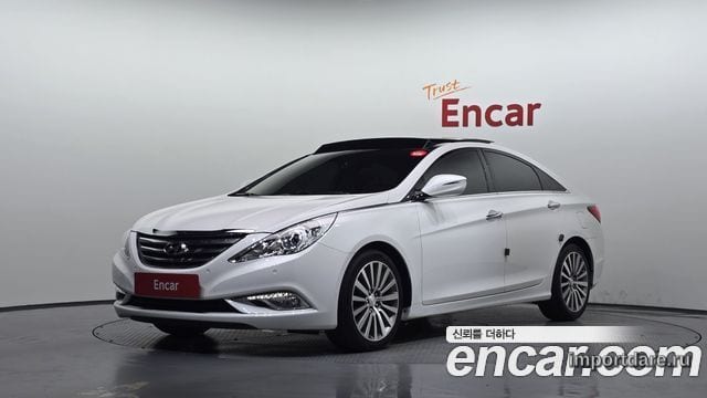 HYUNDAI SONATA THE BRILLIANT 2013 — 156 780 км, белый, Корея — под ключ — фото 1