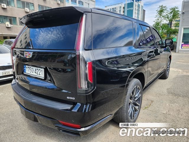 CADILLAC ESCALADE 2023 — 40 000 км, чёрный, Корея — под ключ — фото 2