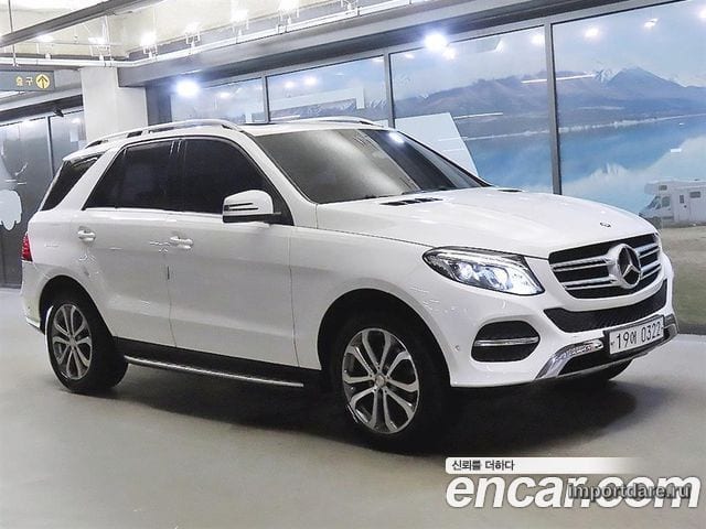 MERCEDES-BENZ GLE-CLASS W166 2016 — 121 445 км, белый, Корея — под ключ — фото 1